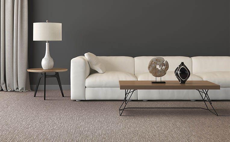 beige carpet in living room